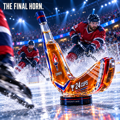 🔥 LAST DAY 50% OFF | Limited Edition Custom Hockey Stick Whiskey Decanter 🏒🥃