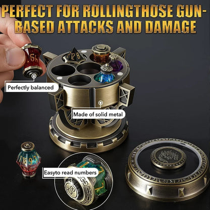 🎲🐉2026 DND Dice Set Alchemist’s Metallic Elixir Metal Dice Set(✨Buy 2 Free Shipping)