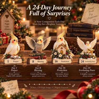 🐦 Cockatiel Chaos | 24 Days of Feathered Mischief & Surprises 🎁
