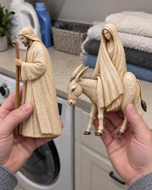 ✝️ Before the Manger | Mary & Joseph Nativity Journey Figurines