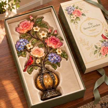 ✨ Everlasting Garden™ | Lighted Rose & Cardinal Decor