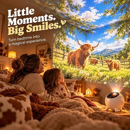 ✨🐮 Cozy Highland Light™ | Highland Cow Room Projector