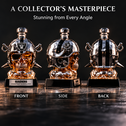 💀🏈 Skull Helmet Whiskey Decanter – Helmet Whiskey Decanter