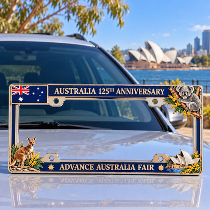 🦘🐨 🇦🇺 Aussie Pride 1901–2026 | 125th Anniversary Metal Plate Frame