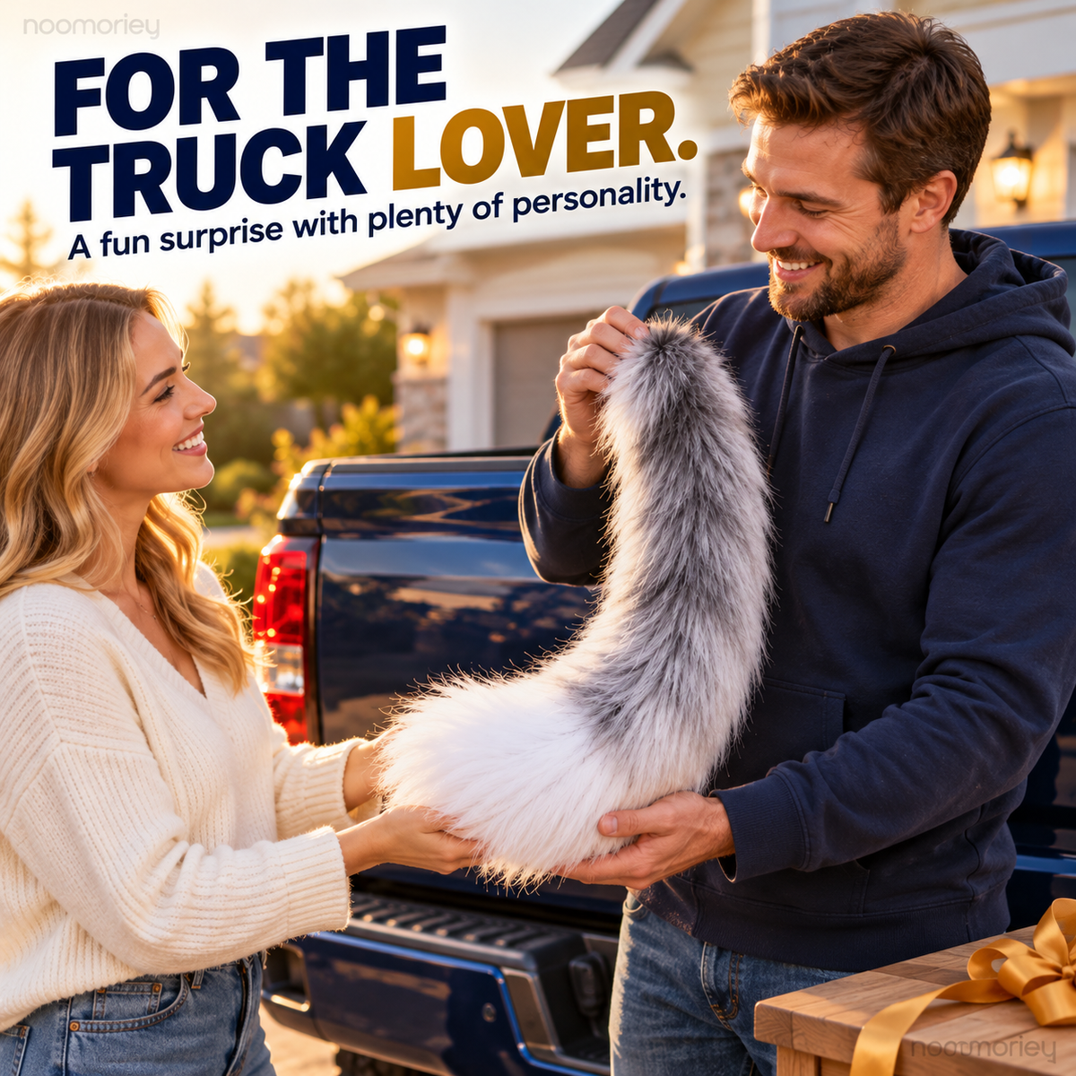 🔥 Last Day 50% OFF | 🐾 WagTail Ride™ – Funny Fluffy Tail Decor for Cars & Trucks