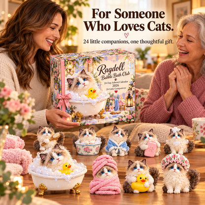 🐱🎄 Ragdoll Bubble Bath Club 24 Day Advent Calendar 2026