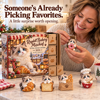 🐱 Ragdoll Bakery Mischief 24 Day Advent Calendar 🎄🥐