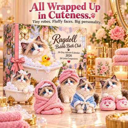 🐱🎄 Ragdoll Bubble Bath Club 24 Day Advent Calendar 2026