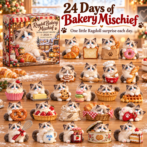 🐱 Ragdoll Bakery Mischief 24 Day Advent Calendar 🎄🥐