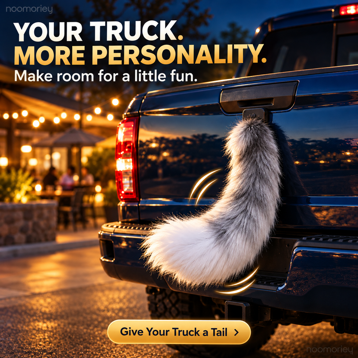 🔥 Last Day 50% OFF | 🐾 WagTail Ride™ – Funny Fluffy Tail Decor for Cars & Trucks