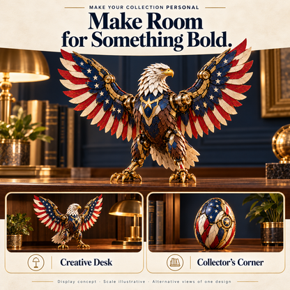 🔥 LAST DAY 49% OFF | 🦅 EagleMorph™ – Stars & Stripes Transforming Mechanical Egg