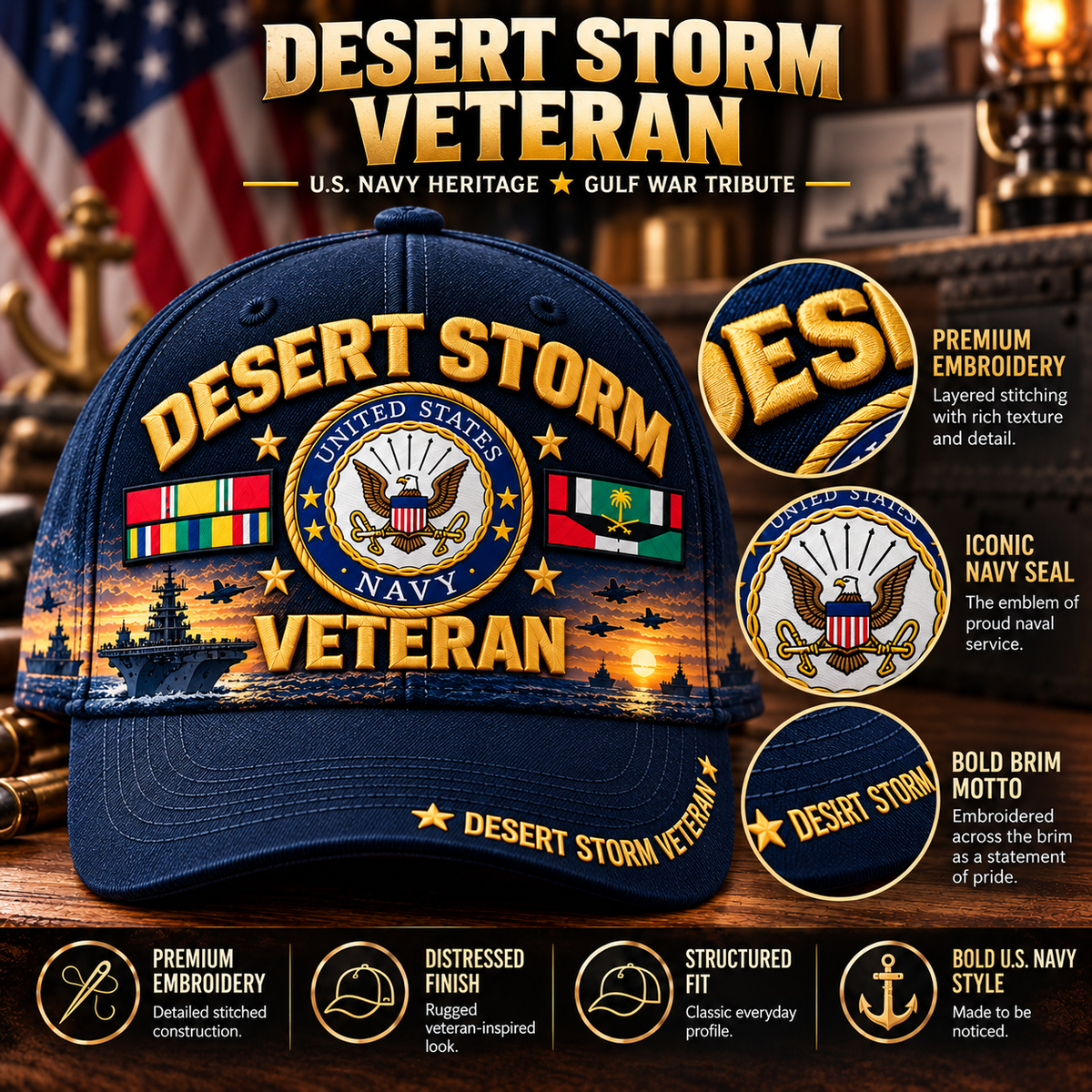 🏆 Forged in Desert Storm | 35 Years of Brotherhood & Honor