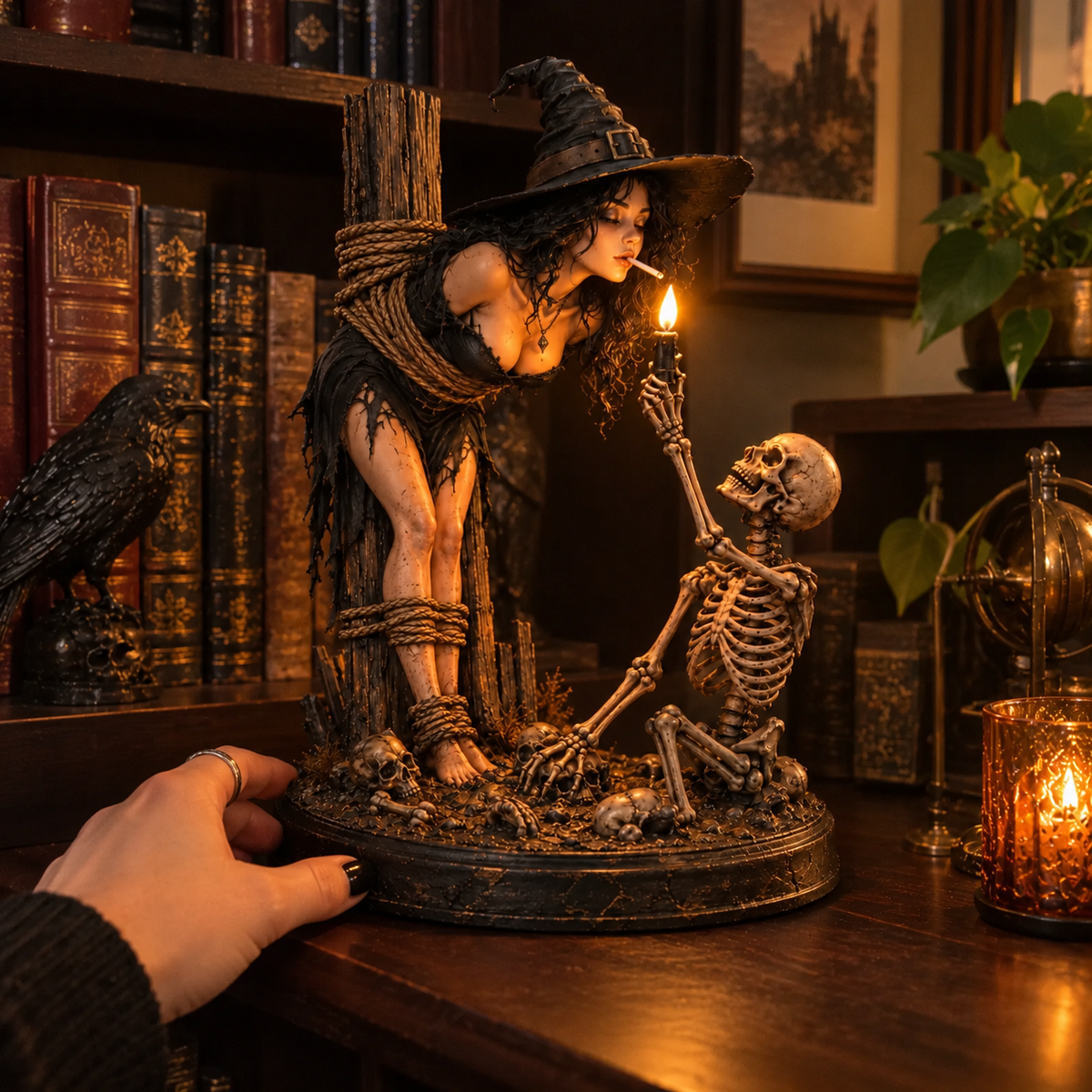 🔮💀 The Forgotten Séance™ | Dark Fantasy Halloween Decor
