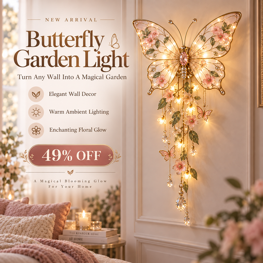 🔥 LAST DAY 49% OFF | 🦋 Enchanted Butterfly Garden Light ✨