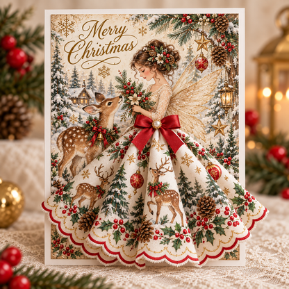 ✨💌 3D Christmas Angel Keepsake Card—A special holiday gift to cherish