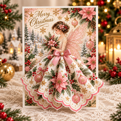 ✨💌 3D Christmas Angel Keepsake Card—A special holiday gift to cherish