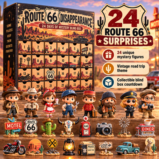 🚗 Route 66 Road Trip™ | 24-Day Americana Mystery Box