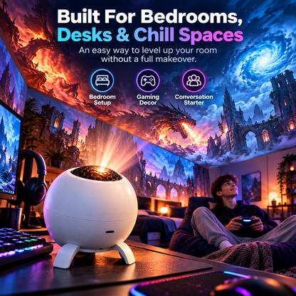🌌 50% OFF Immersive Fantasy Room Projector – Transform Your Gaming Room in Seconds 🎮
