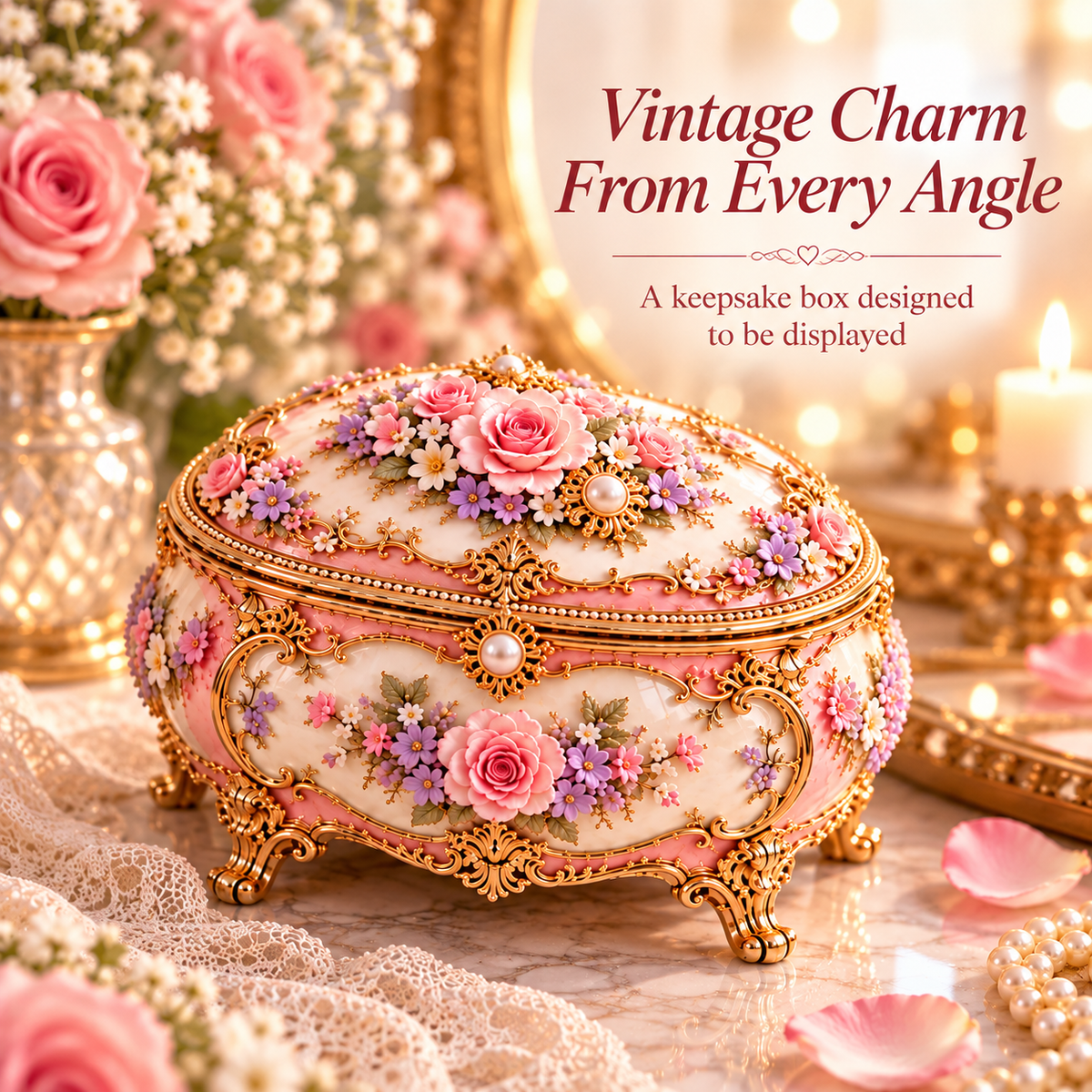 🌸🩰 Ballerina in Bloom™ | Magical Butterfly Music Box