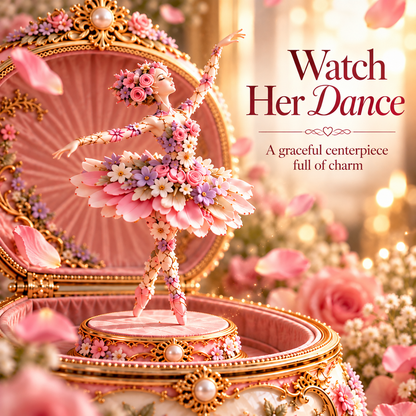 🌸🩰 Ballerina in Bloom™ | Magical Butterfly Music Box
