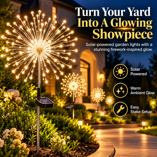 ☀️ Daylight to Starlight™ | Solar Dandelion Garden Light