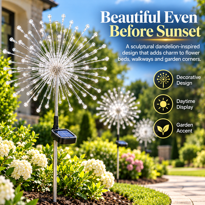 ☀️ Daylight to Starlight™ | Solar Dandelion Garden Light