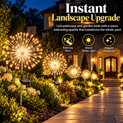 ☀️ Daylight to Starlight™ | Solar Dandelion Garden Light
