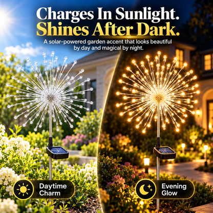 ☀️ Daylight to Starlight™ | Solar Dandelion Garden Light