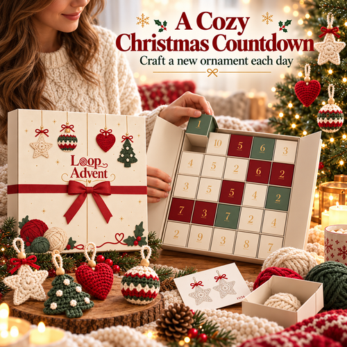🎁🧶 Merry Stitch Advent™ | 24-Day Crochet Ornament Calendar