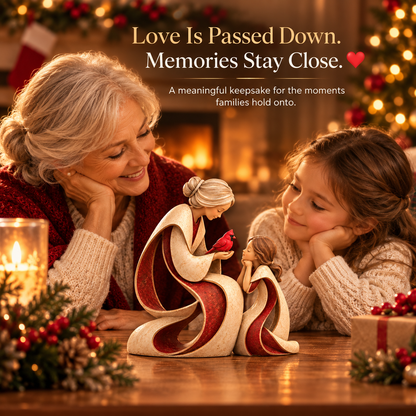 🔥 LAST DAY 50% OFF | ❤️ Love Passed Down™ – Grandmother & Granddaughter Cardinal Keepsake