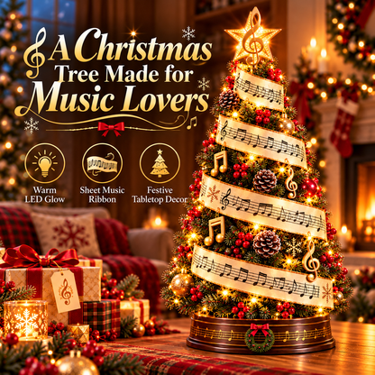 🎼🎄 Christmas in Harmony™ | Lighted Sheet Music Tree