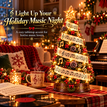 🎼🎄 Christmas in Harmony™ | Lighted Sheet Music Tree