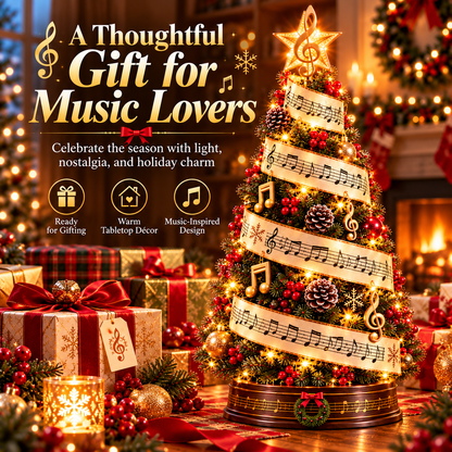 🎼🎄 Christmas in Harmony™ | Lighted Sheet Music Tree