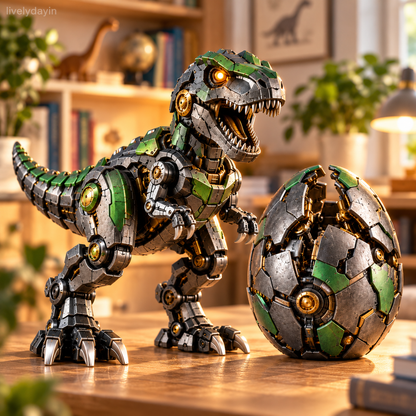 💚🦖 Mechanical T-Rex Egg – From Mysterious Egg to Mighty Robotic Dinosaur! 🥚💚