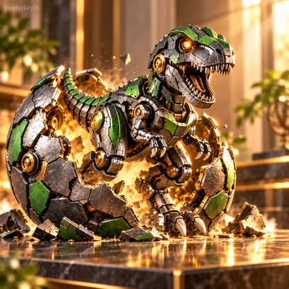 🦖⚙️ Hatch the Machine | Transforming T-Rex Egg 🔥