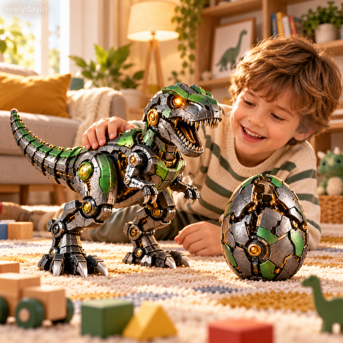 🦖⚙️ Hatch the Machine | Transforming T-Rex Egg 🔥