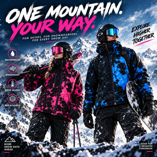 ❄️ Watch It Change in the Snow | Snow-Reactive Color Changing Jacket