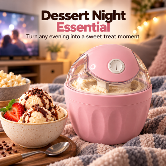 🍦  One-Touch Mini Ice Cream Maker – Your Personal Dessert Station