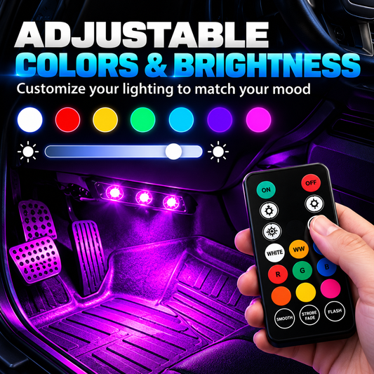 🚗✨ Step In. Light Up. | Automatic Car Interior Ambient Lights