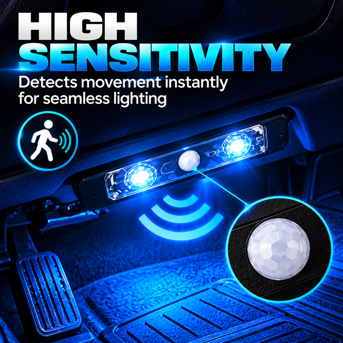 🚗✨ Step In. Light Up. | Automatic Car Interior Ambient Lights