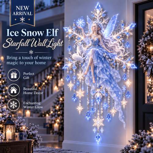 ✨ Starlit Snow Elf™ | Magical Winter Wall Decor
