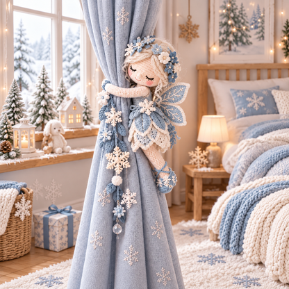 🧚‍♀️ Little Fairy Embrace™ | Handmade Curtain Tieback Decor