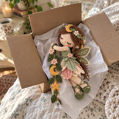 🧚‍♀️ Little Fairy Embrace™ | Handmade Curtain Tieback Decor