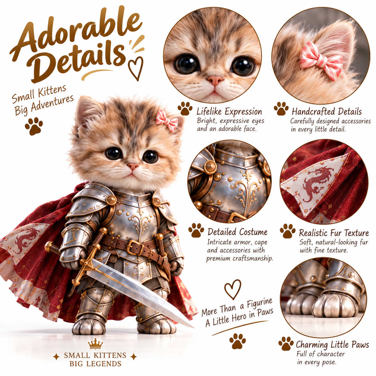 ⚔️ Kittens of the Dragon Realm | 24-Day Fantasy Advent Calendar