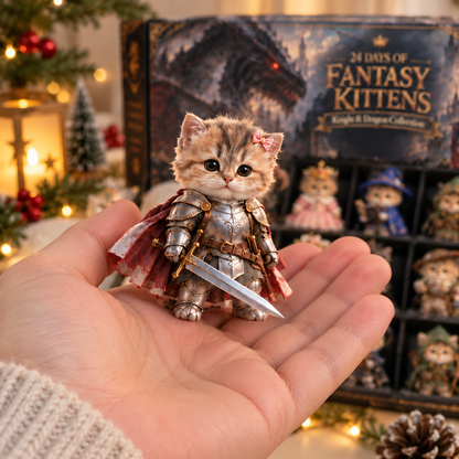 ⚔️ Kittens of the Dragon Realm | 24-Day Fantasy Advent Calendar