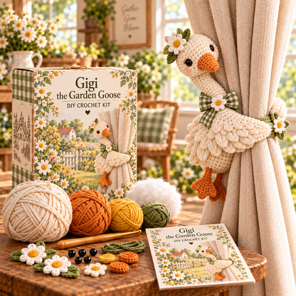 🧶 Crochet Your Own Farm Animal Curtain Tiebacks 🐮🐷🐑