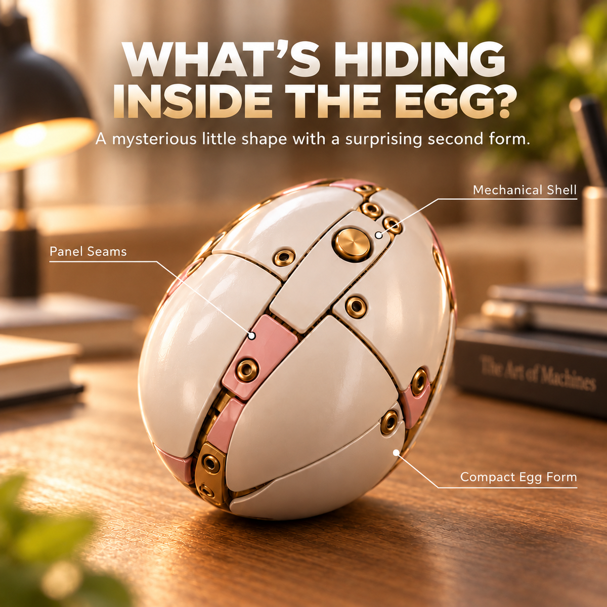🦄⚙️ Mechanical Unicorn Egg - 2-in-1 Transforming Mechanical Figure