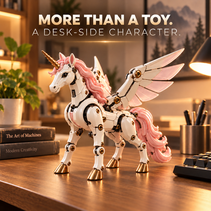 🦄⚙️ Mechanical Unicorn Egg - 2-in-1 Transforming Mechanical Figure
