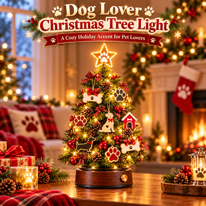 ✨ Christmas with Paws™ | Lighted Dog-Themed Holiday Tree