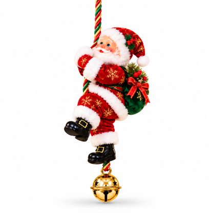 🎅🎄 Climbing Santa™ | Festive Christmas Rope Hanging Decor